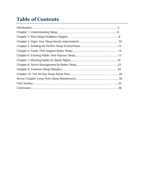 Sleep Deep Tonight: The Complete Sleep Optimization Guide