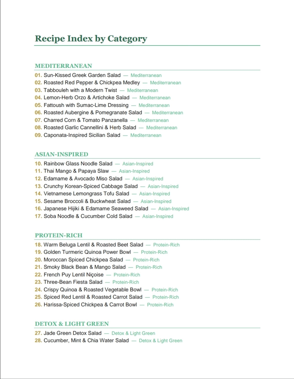 Fresh Vegan Salad Collection: 42 Vibrant Plant-Based Recipes for Healthy Everyday Meals