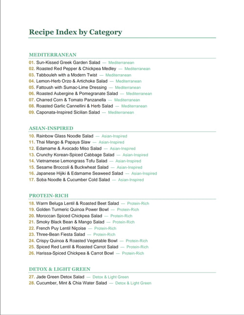 Fresh Vegan Salad Collection: 42 Vibrant Plant-Based Recipes for Healthy Everyday Meals